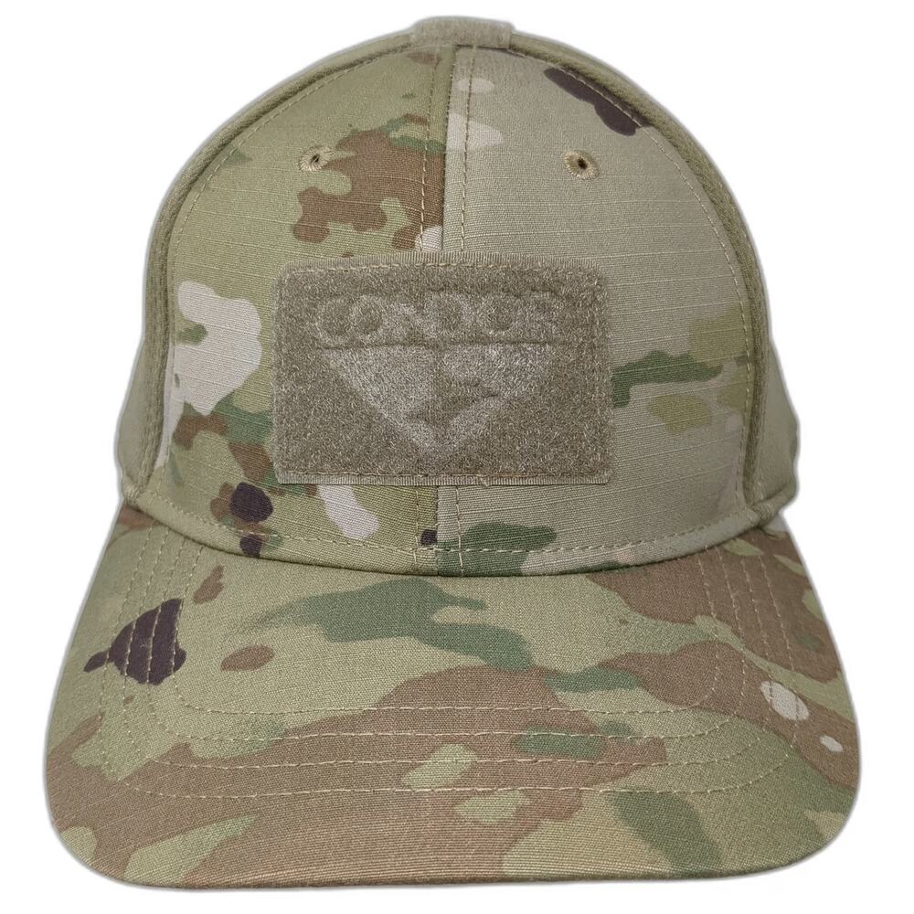 Condor Baseball Cap Green Camo XL Mesh Back Hook Loop Tactical Multicam Hat